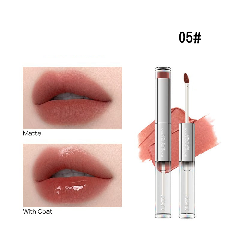 AZTK - Candy Floss Double Touch Lipgloss 1.7g+1.7ml (New Version)