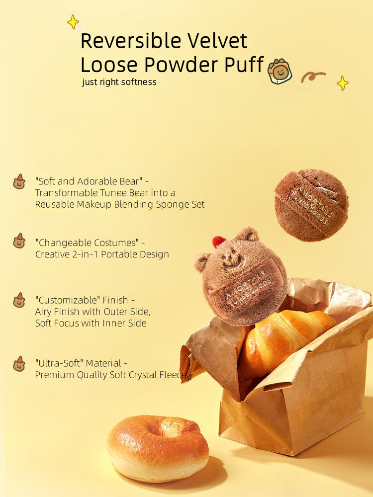 TUNEE GOODS Reversible Loose Powder Puff