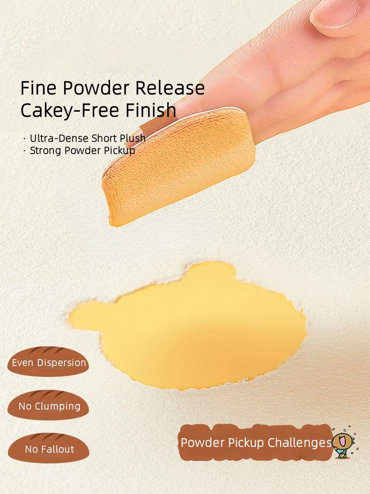 TUNEE GOODS Square Shaped Pressed Powder Puff