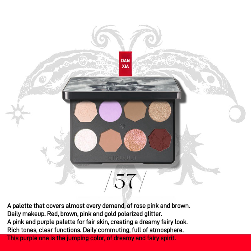 Girlcult 8 Colors Eyeshadow Palette Miaowu 8g