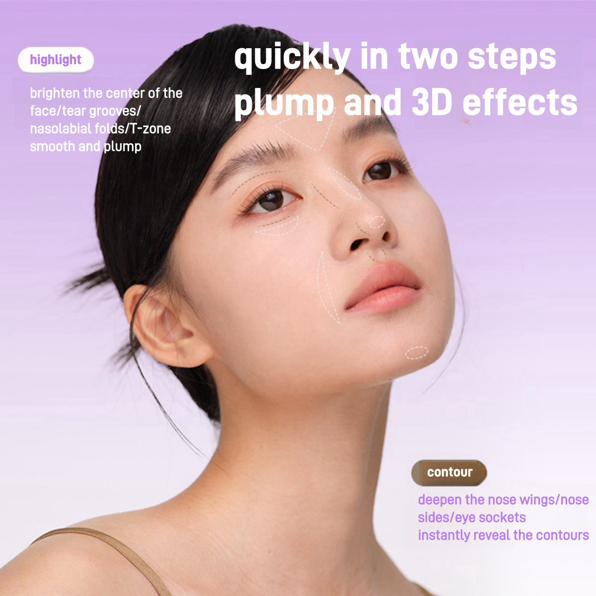 Matte Highlighter Contour Powder Duo 5.2g