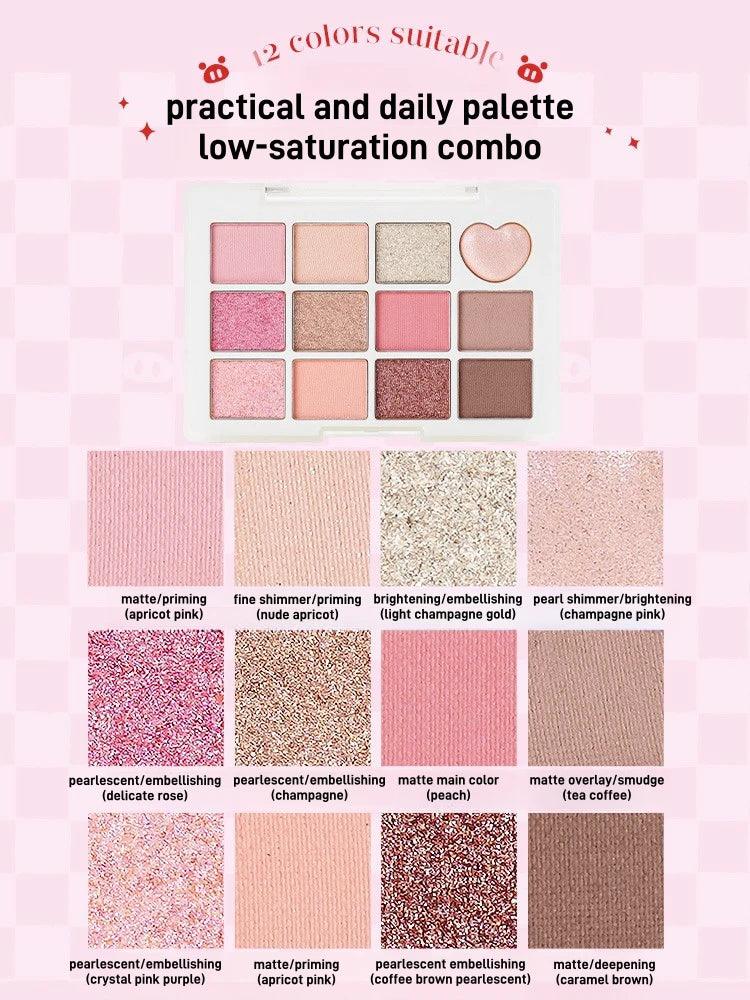 GG BOND Pretty 12 Eye Palette 7.2g