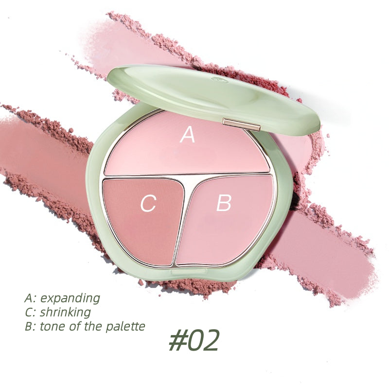 TIMAGE Vigorous and Flowing Jade Rouge Palette 13g