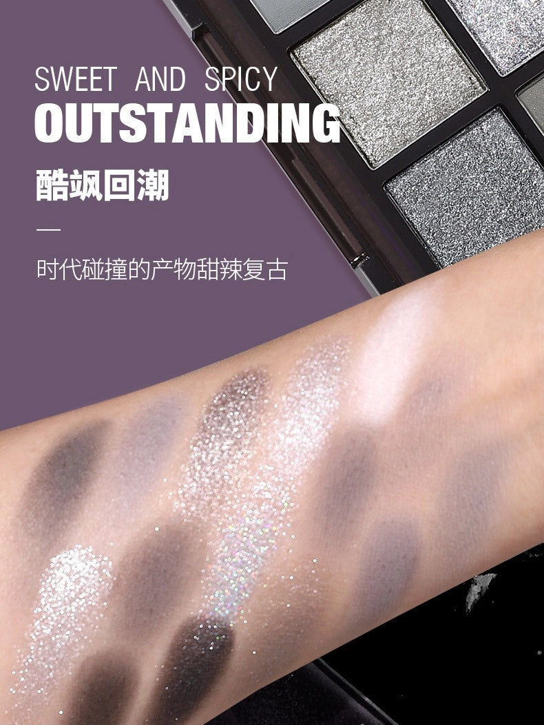 UCANBE 15 Colors Eyeshadow Palette Black Meteors 10.8g