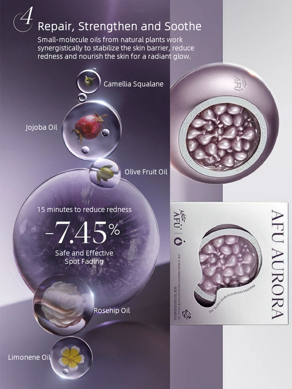 AFU - Aurora Brightening & Anti-spot Facial Oil 0.35ml*21