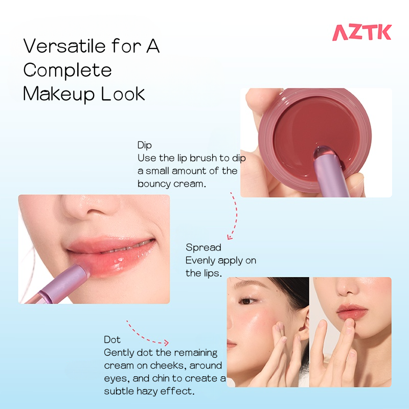 AZTK - Lip and Cheek Glowy Jelly Pot 3.5g