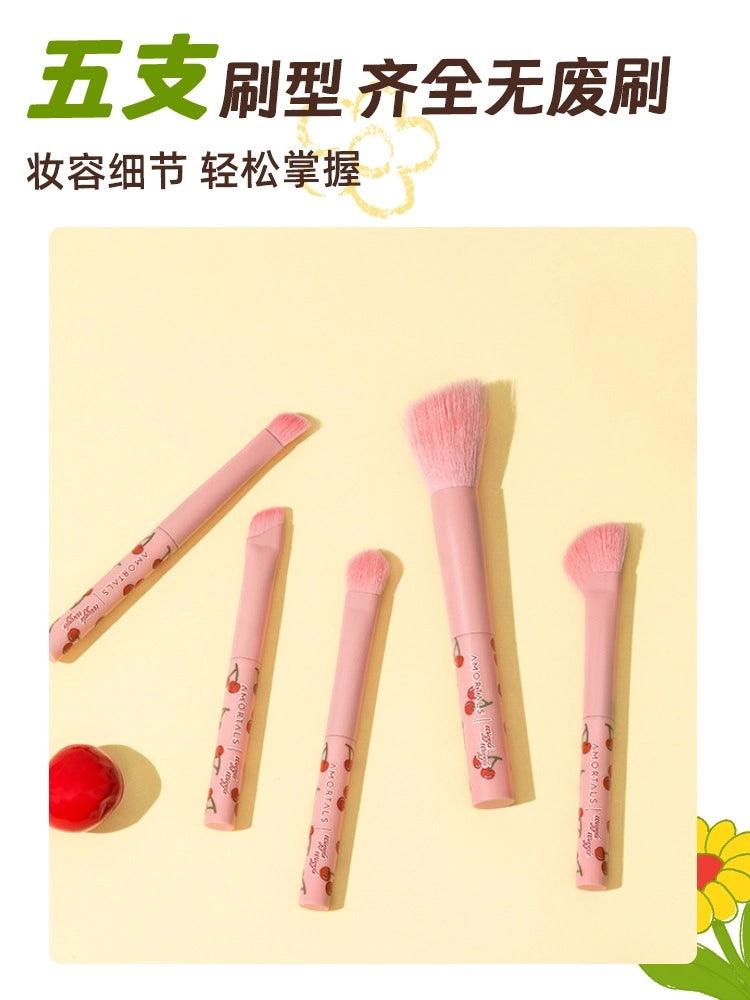 Amortals Wiggle Wiggle Makeup Brushes 5 in Set