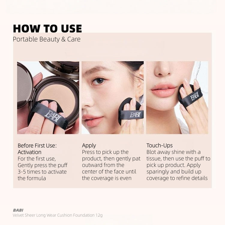 Velvet Sheer Long Wear Cushion Foundation 12g