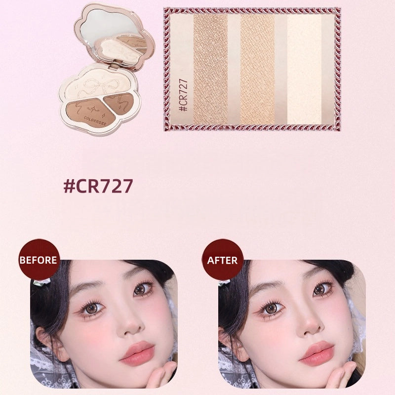 Colorrose - Lighting 3-Shade Contour Palette 9g