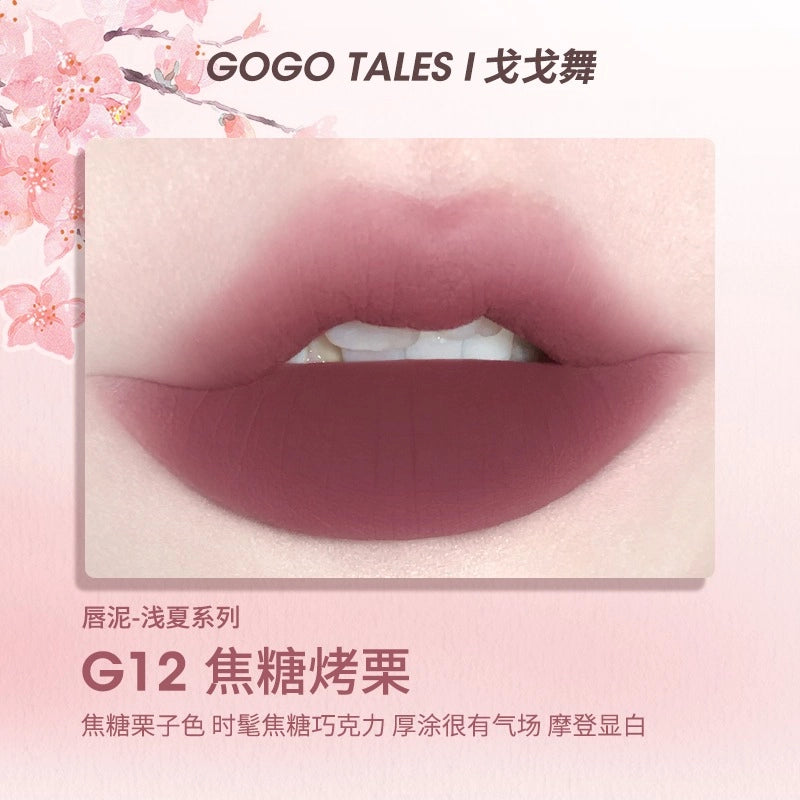 GOGO TALES Thin Mud Gauze Lip Glaze 2.4g