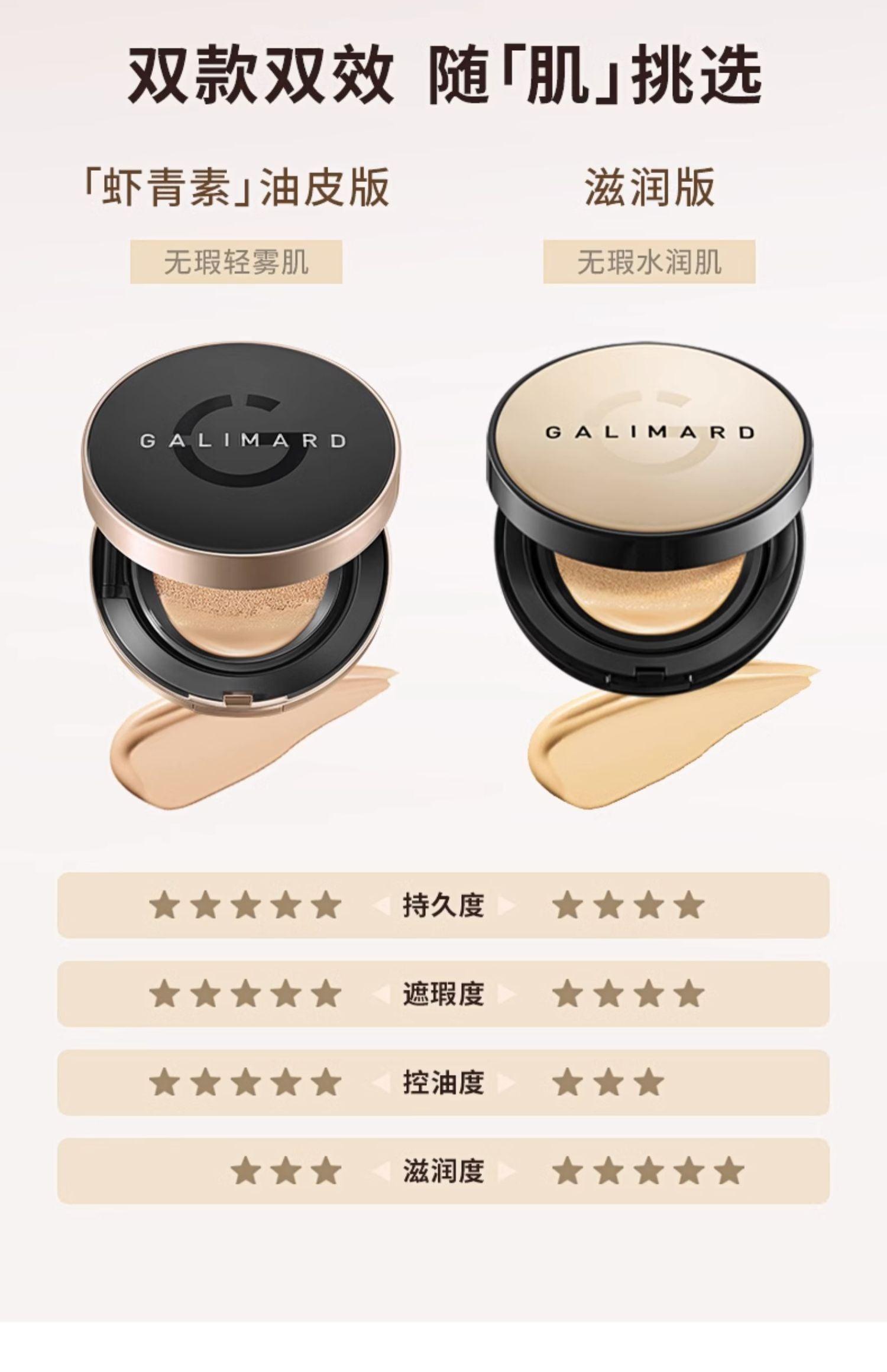 Galimard Silky Liquid Foundation Cushion ❀ Oil Skin GM008 - Chic Decent