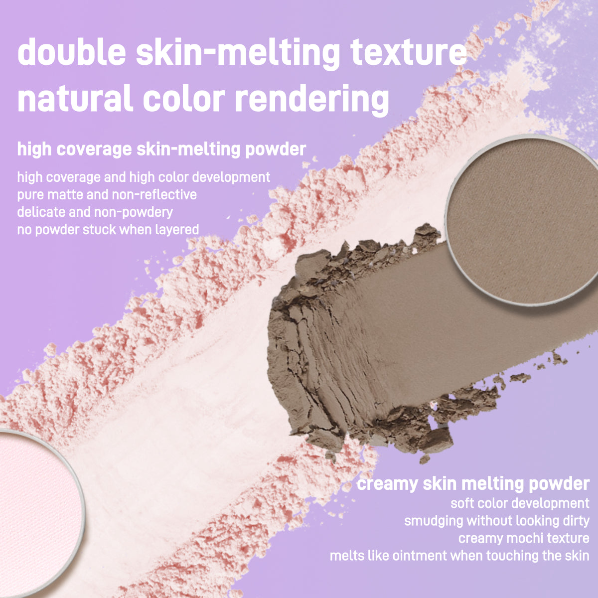 GirlsCrush Matte Highlighter Contour Powder Duo 5.2g