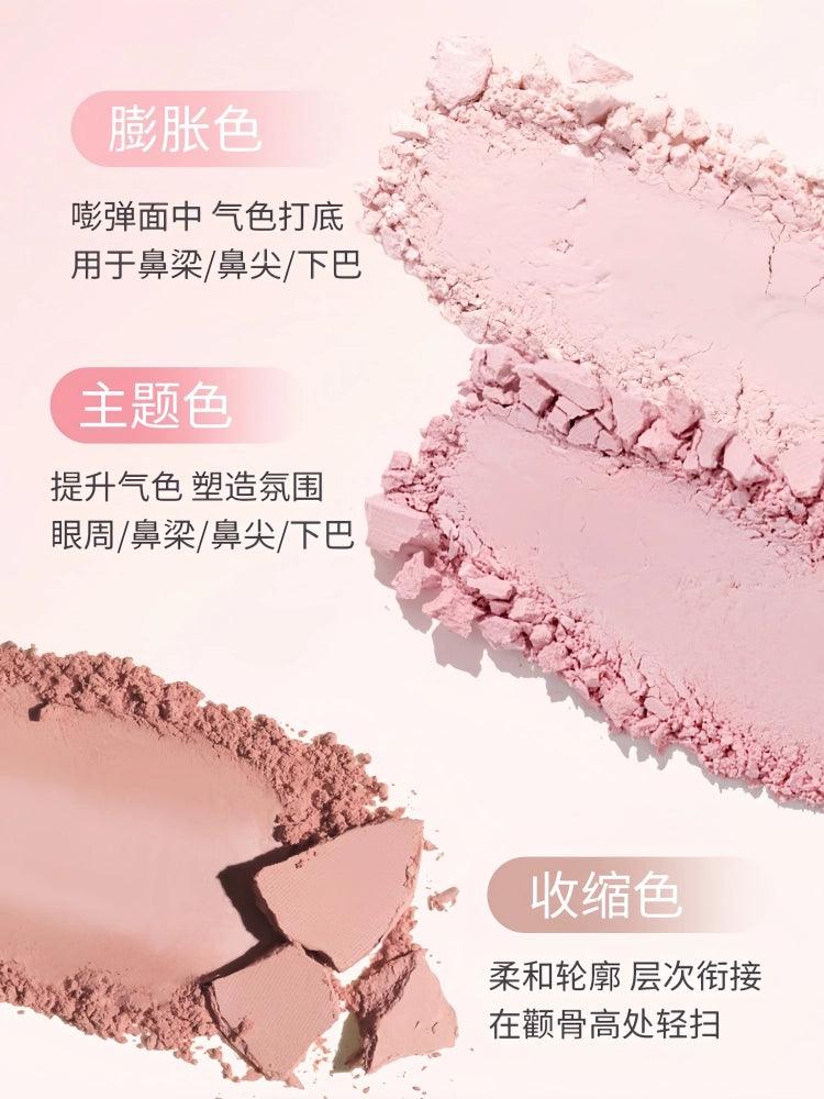 HOLD LIVE Triple Colors Powder Blusher 9g