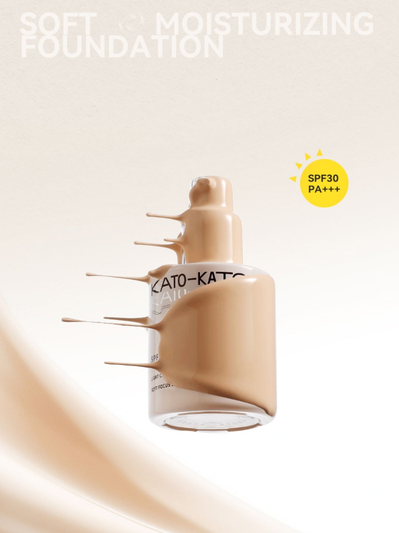 KATOKATO - Light Chasing Plan Moisturizing Soft Focus Liquid Foundation 30g SPF30 PA+++