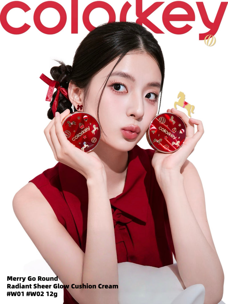 Colorkey - Merry Go Round Radiant Sheer Glow Cushion Cream 12g