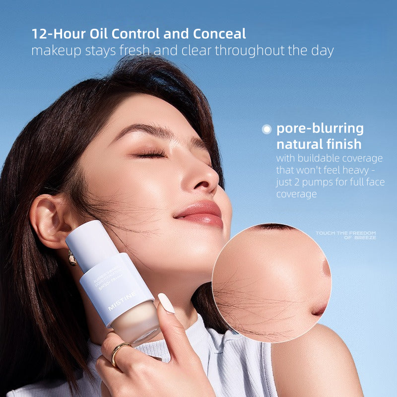 Mistine Pureness Shimmer Liquid Foundation SPF50+ PA++++ 30g