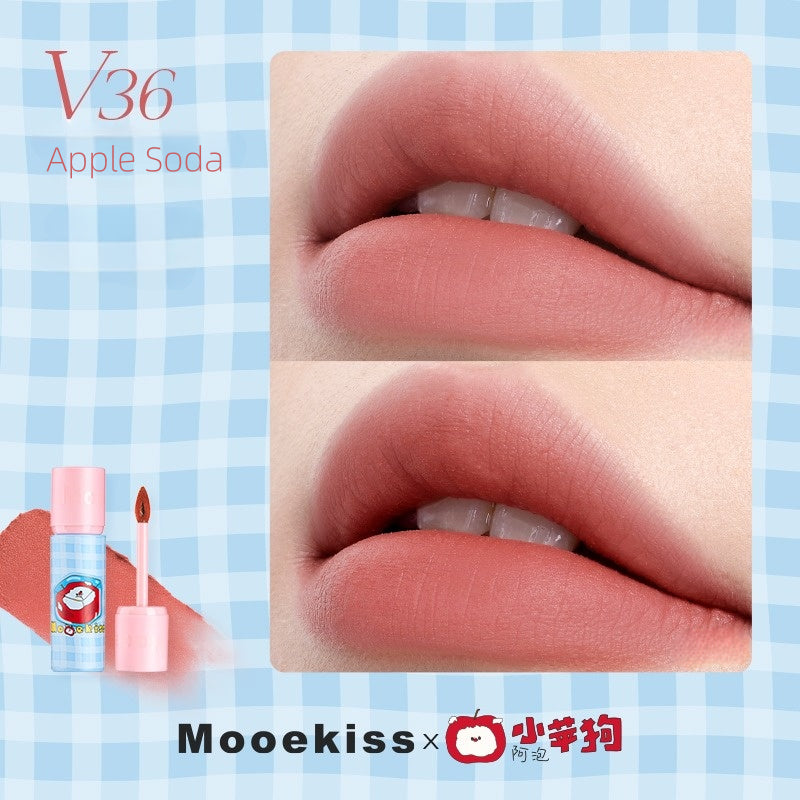 Mooekiss - Apple Dog Velvet Lip Mud 3g
