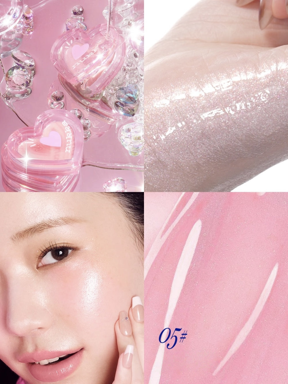 nukka All-in-One Makeup Balm Blush Highlight 2.2g