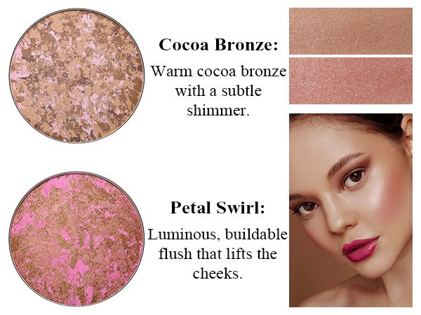 UCANBE - 10 Color Baked Beauty Face Palette 17.44g