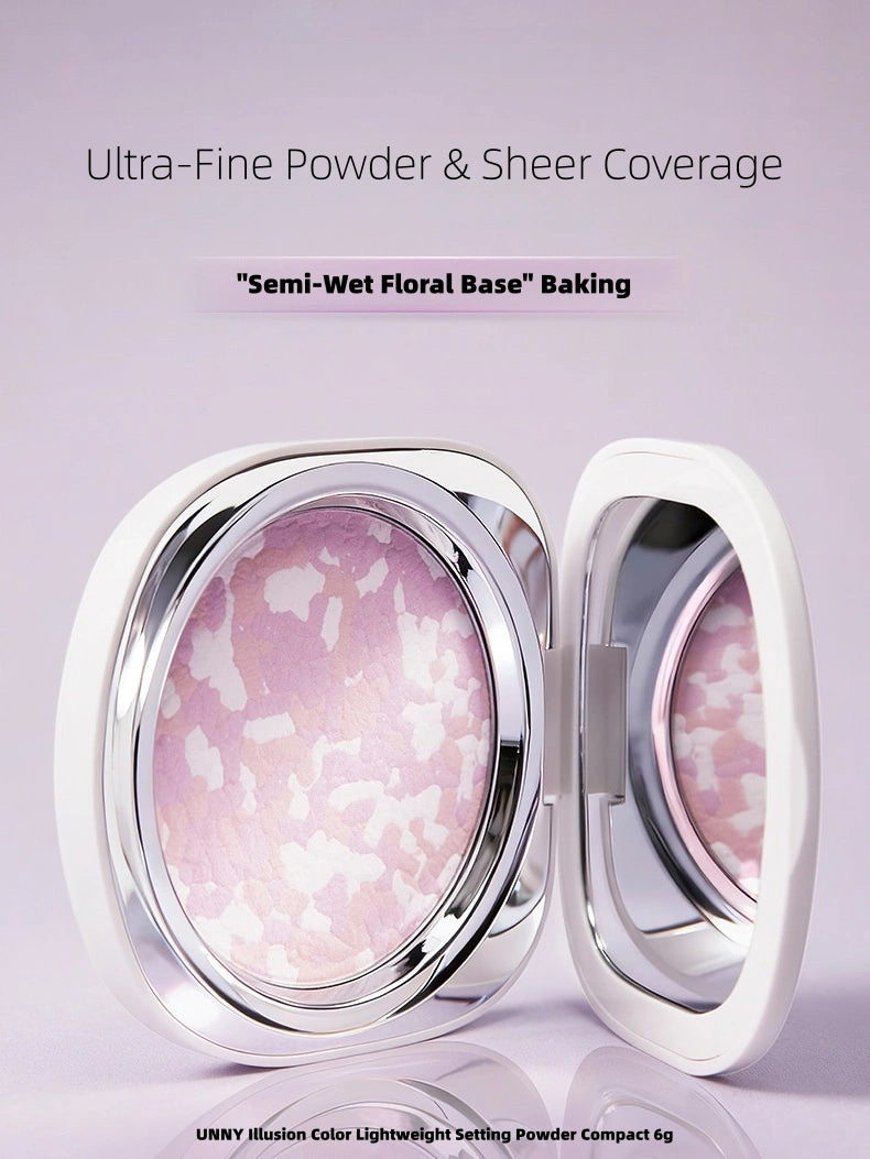 UNNYCLUB - Illusion Color Lightweight Setting Powder Compact 6g