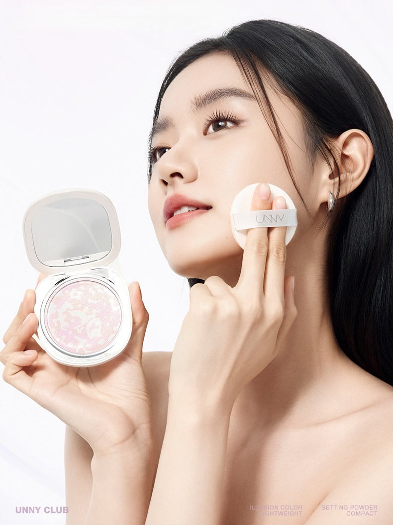 UNNYCLUB - Illusion Color Lightweight Setting Powder Compact 6g