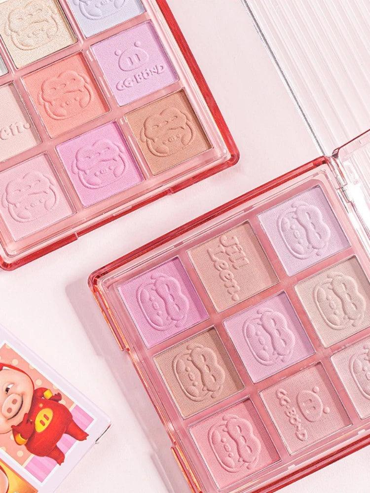 JILL LEEN GGBOND 9 Colors Blush Palette 12g