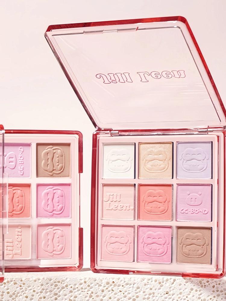 JILL LEEN GGBOND 9 Colors Blush Palette 12g